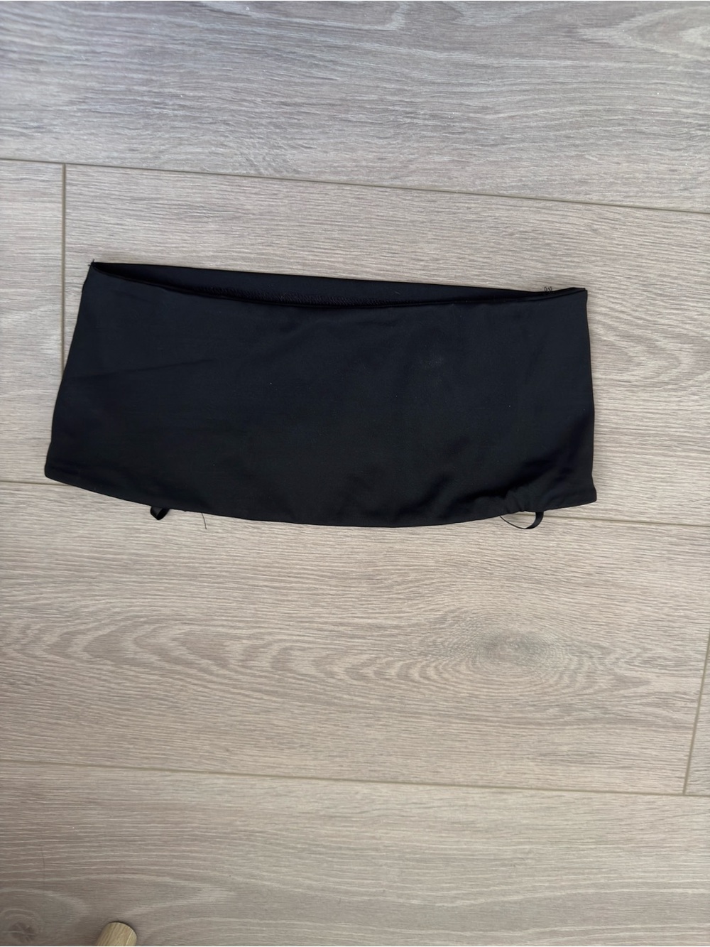 Windsor Black Bandeau Crop Top